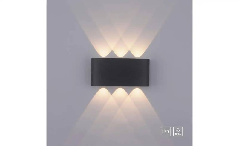 Paul Neuhaus Wandleuchte   ¦ grau ¦ Maße (cm): B: 4 H: 8 T: 17.0