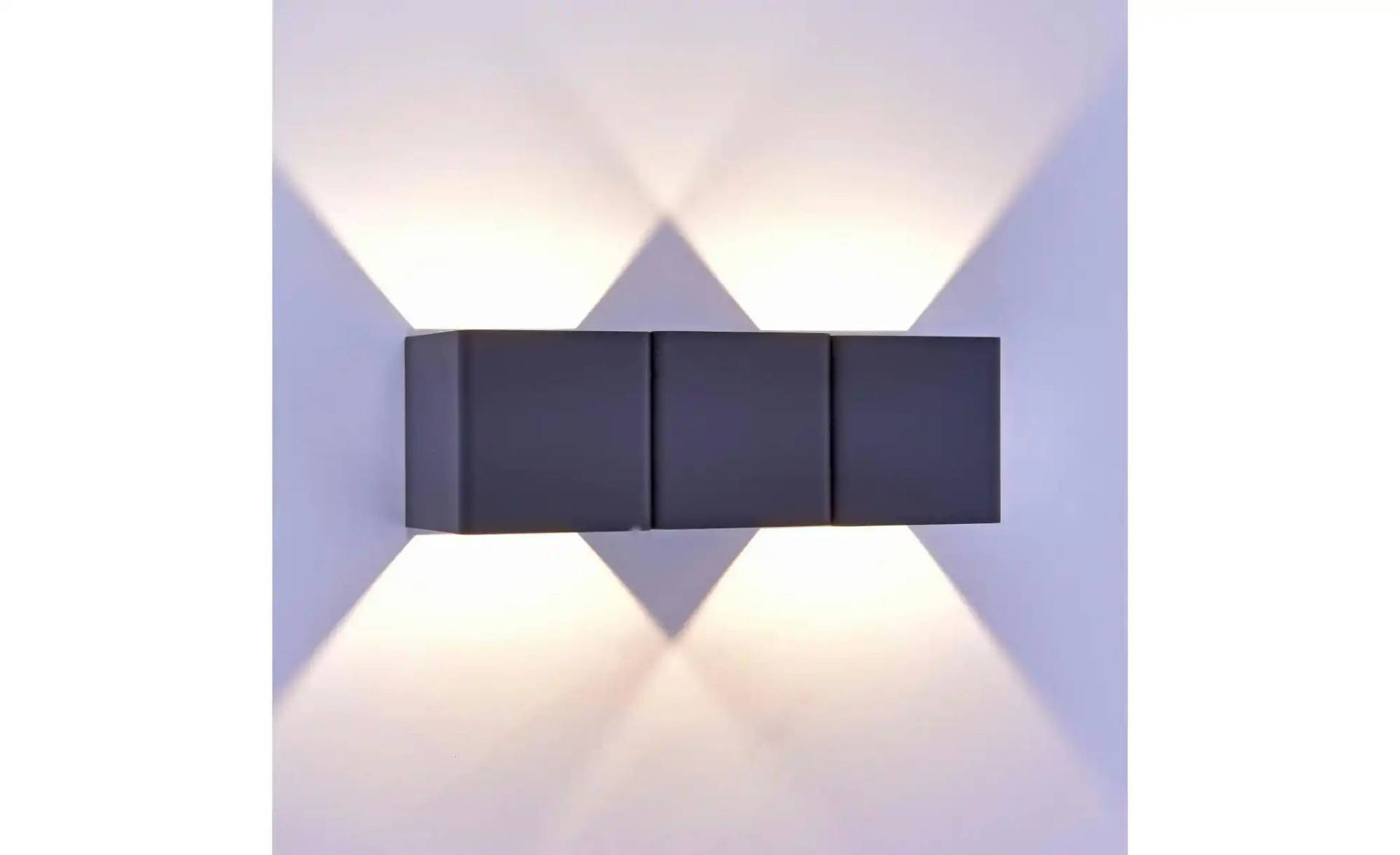 Paul Neuhaus Wandleuchte   ¦ grau ¦ Maße (cm): B: 7,5 H: 7,5 T: 22.5 Lampen & Leuchten > LED-Leuchten > LED-Wandleuchten - Möbel Kraft
