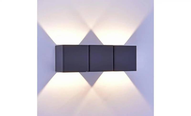 Paul Neuhaus Wandleuchte   ¦ grau ¦ Maße (cm): B: 7,5 H: 7,5 T: 22.5 Lampen & Leuchten > LED-Leuchten > LED-Wandleuchten - Möbel Kraft