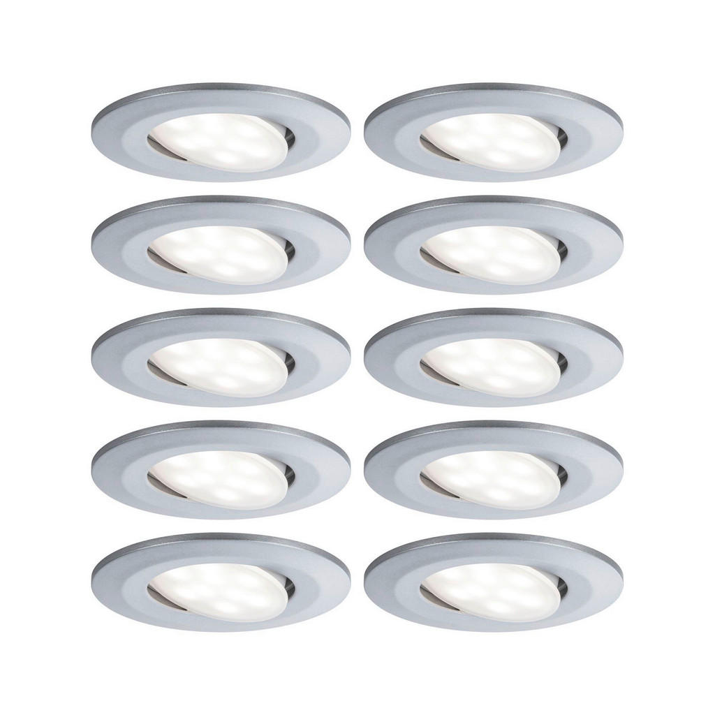 Paulmann Led-Deckenleuchte, Chrom, Kunststoff, 90 mm, rund,rund, F, Lampen & Leuchten, Innenbeleuchtung, Leuchten nach Räumen, Esstischlampen von Paulmann