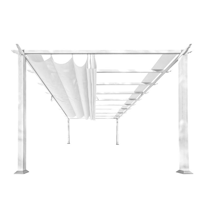 Pavillon Pergola Gazebo Florenz Weiß von -