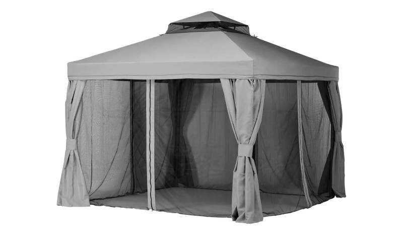 Pavillon  Sahara ¦ grau ¦ Maße (cm): B: 300 H: 280 T: 300.0 Garten > Sonnenschutz > Pavillons - Möbel Kraft