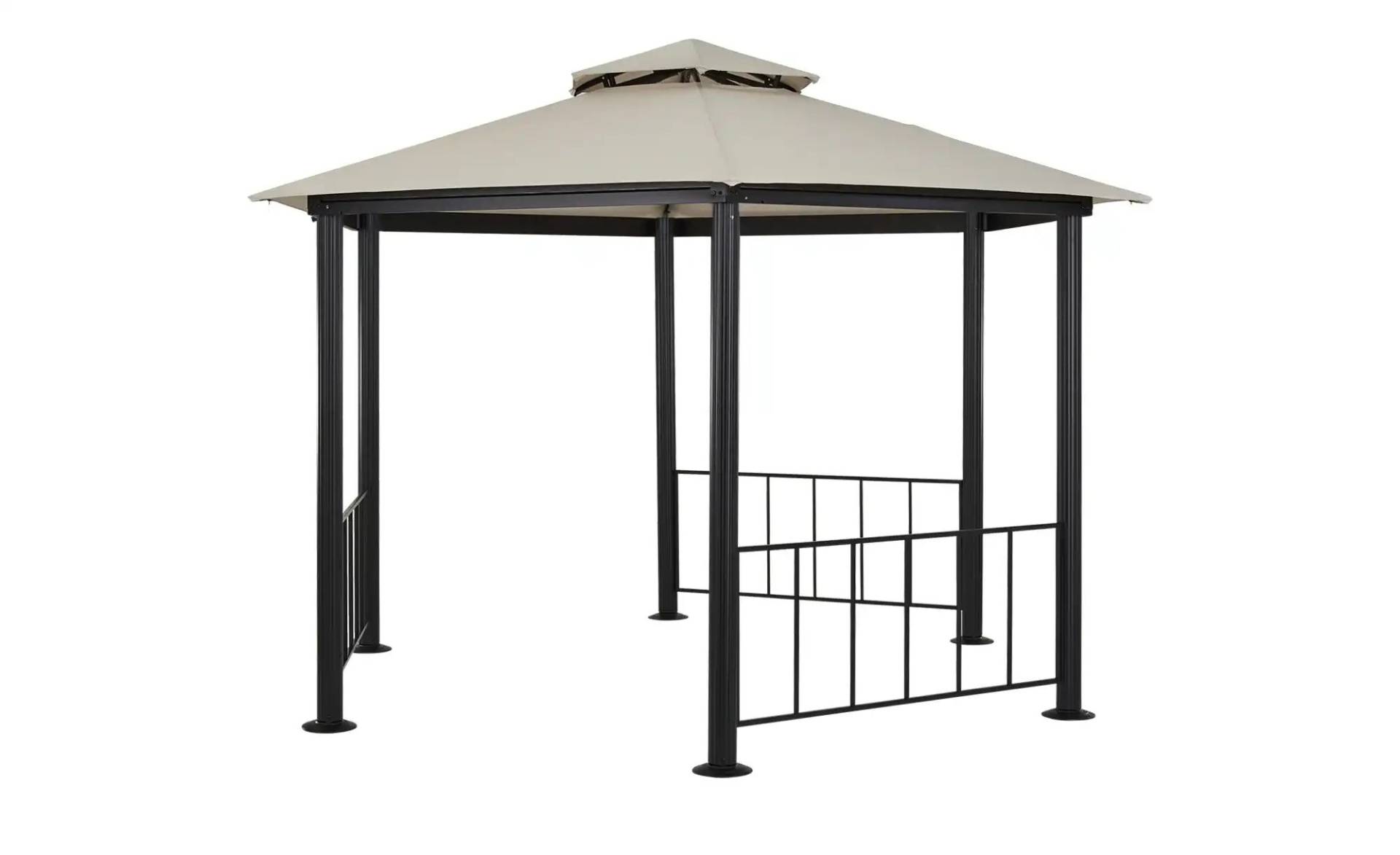 Pavillon  Verona ¦ schwarz ¦ Maße (cm): H: 265  Ø: 350.0 Garten > Sonnenschutz > Pavillons - Möbel Kraft