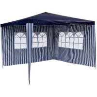 VCM Pavillon blau Stahlrohr B/H/L: ca. 300x197x300 cm von VCM