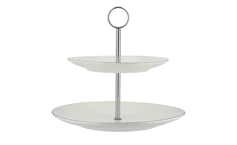 Peill+Putzler Etagere mit 2 Ebenen  Bologna ¦ weiß Ø: 27.0 Geschirr > Etageren - Möbel Kraft