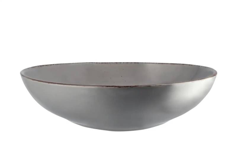 Peill+Putzler Schale dreieckig 23 cm  Siena ¦ grau ¦ Steinzeug/Steingut ¦ Maße (cm): H: 5  Ø: 23 Geschirr > Einzelgeschirrteile - Höffner