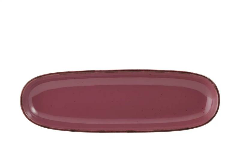 Peill+Putzler Servierplatte 36 x 11 cm  Siena ¦ lila/violett ¦ Steinzeug/Steingut ¦ Maße (cm): B: 11 Geschirr > Einzelgeschirrteile - Höffner