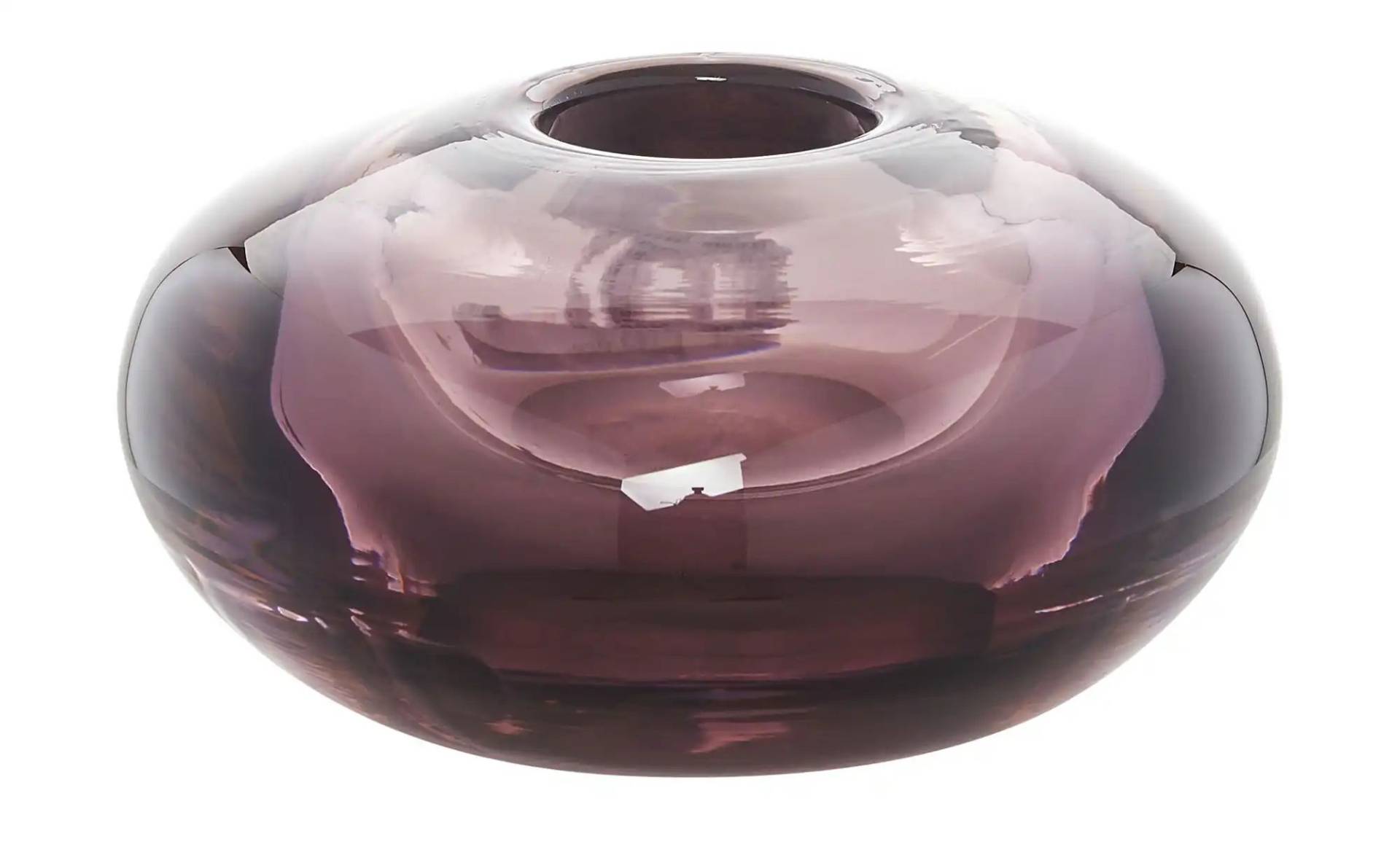 Peill+Putzler Vase ¦ lila/violett ¦ Glas  ¦ Maße (cm): H: 7,5  Ø: [14.0] Dekoration > Vasen - Möbel Kraft