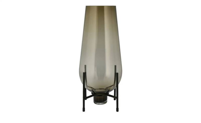 Peill+Putzler Vase mit Metallgestell   ¦ braun ¦ Metall,Glas ¦ Maße (cm): H: 42  Ø: 18