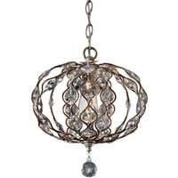 Pendellampe VELA Silber verstellbar Ø32cm Leuchte von ELSTEAD