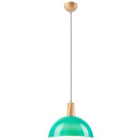 Pendellampe in Türkis Holz Esszimmer Wohnzimmer Pendellampe in Türkis Holz Esszimmer Wohnzimmer von Lamkur