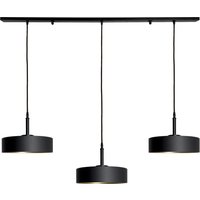 Pendelleuchte 3-flammig B: 120 cm Messing Eisen E27 von Ghidini Giovanni Battista