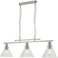 Pendelleuchte 3-flammig E27 B: 95 cm Vintage Design von Searchlight