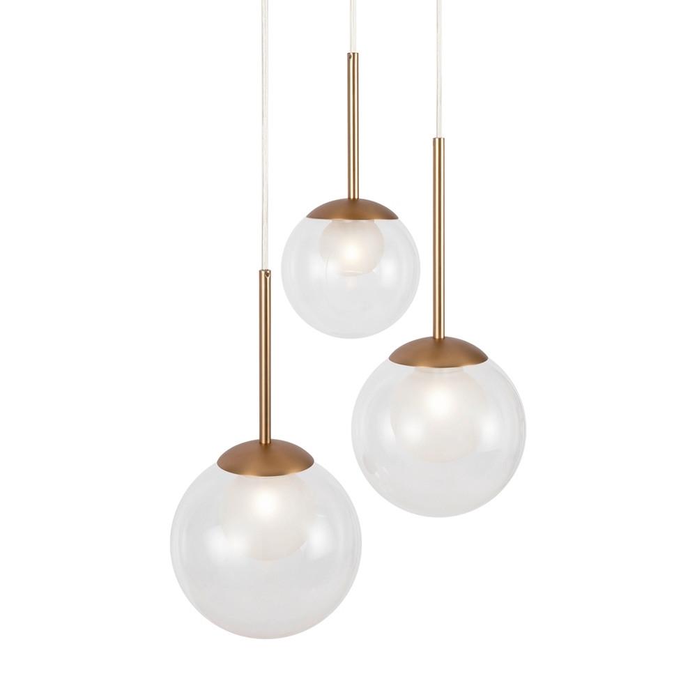 Pendelleuchte Basic Form Goldfarben max. 20 Watt