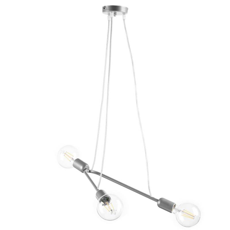 Pendelleuchte Boomerang argento Silber max. 22 Watt