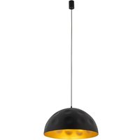 Pendelleuchte E27 in Schwarz Gold matt Ø 50 cm von Nowodvorski