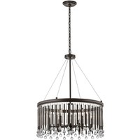 Pendelleuchte EDIN Kristall Ø62cm kürzbar Lampe von ELSTEAD