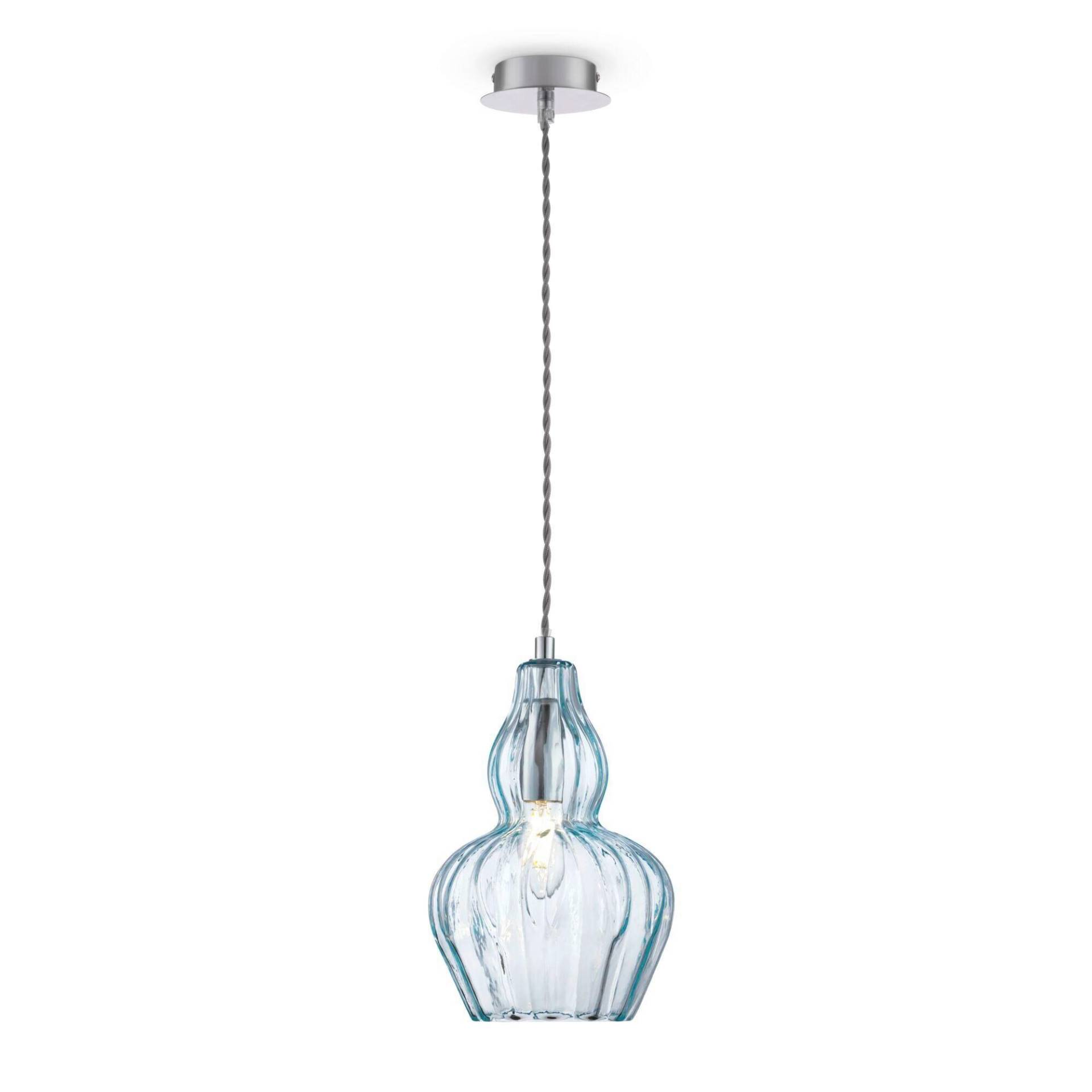 Pendelleuchte Eustoma Nickelfarben max. 40 Watt