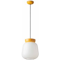Pendelleuchte Glas Keramik E27 D: 29 cm H: max. 154 cm von Ferroluce