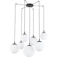 Pendelleuchte Glas Metall B: 400 cm verstellbar 7x E27 XXL von TK Lighting