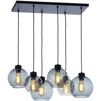 Pendelleuchte Graphit KALETE 6xE27 Esstisch Lampe von TK Lighting