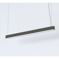 Pendelleuchte Grau T8 LED mit 3000 K warmweiß B: 125 cm lang von Nowodvorski