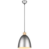 Pendelleuchte JAGGER 1xE27 ohne Leuchtmittel von REALITY Leuchten R30681067 Hellgrau