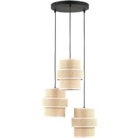 Pendelleuchte Jute Metall E27 H: max 145cm 3-flammig Boho Pendelleuchte Jute Metall E27 H: max 145cm 3-flammig Boho von TK Lighting