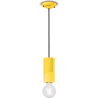 Pendelleuchte Keramik E27 D: 8 cm Gelb rund ENRICO Pendelleuchte Keramik E27 D: 8 cm Gelb rund ENRICO von Ferroluce