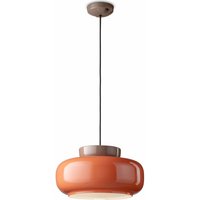 Pendelleuchte Keramik Glas D: 37 cm rund H: max. 140 cm von Ferroluce