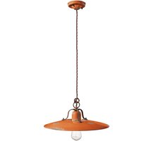 Pendelleuchte Keramik Metall E27 D: 40 cm rund von Ferroluce