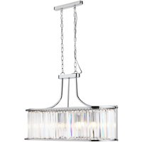 Pendelleuchte Kristall 78 cm lang H: max. 1,5 cm 2x E14 Pendelleuchte Kristall 78 cm lang H: max. 1,5 cm 2x E14 von Searchlight