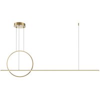 Pendelleuchte LED Aluminium H: max. 344 cm in Messing von Maytoni