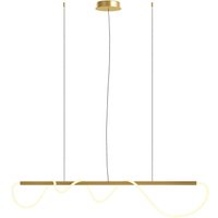 Pendelleuchte LED Aluminium in Gold Weiß länglich YARA von Maytoni