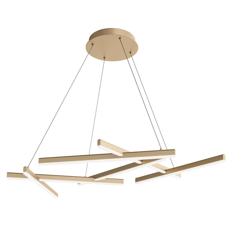 Pendelleuchte Line Goldfarben max. 75 Watt