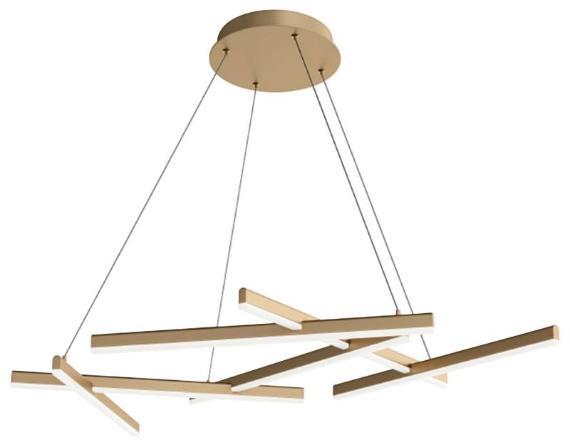 Pendelleuchte Line Goldfarben max. 79 Watt