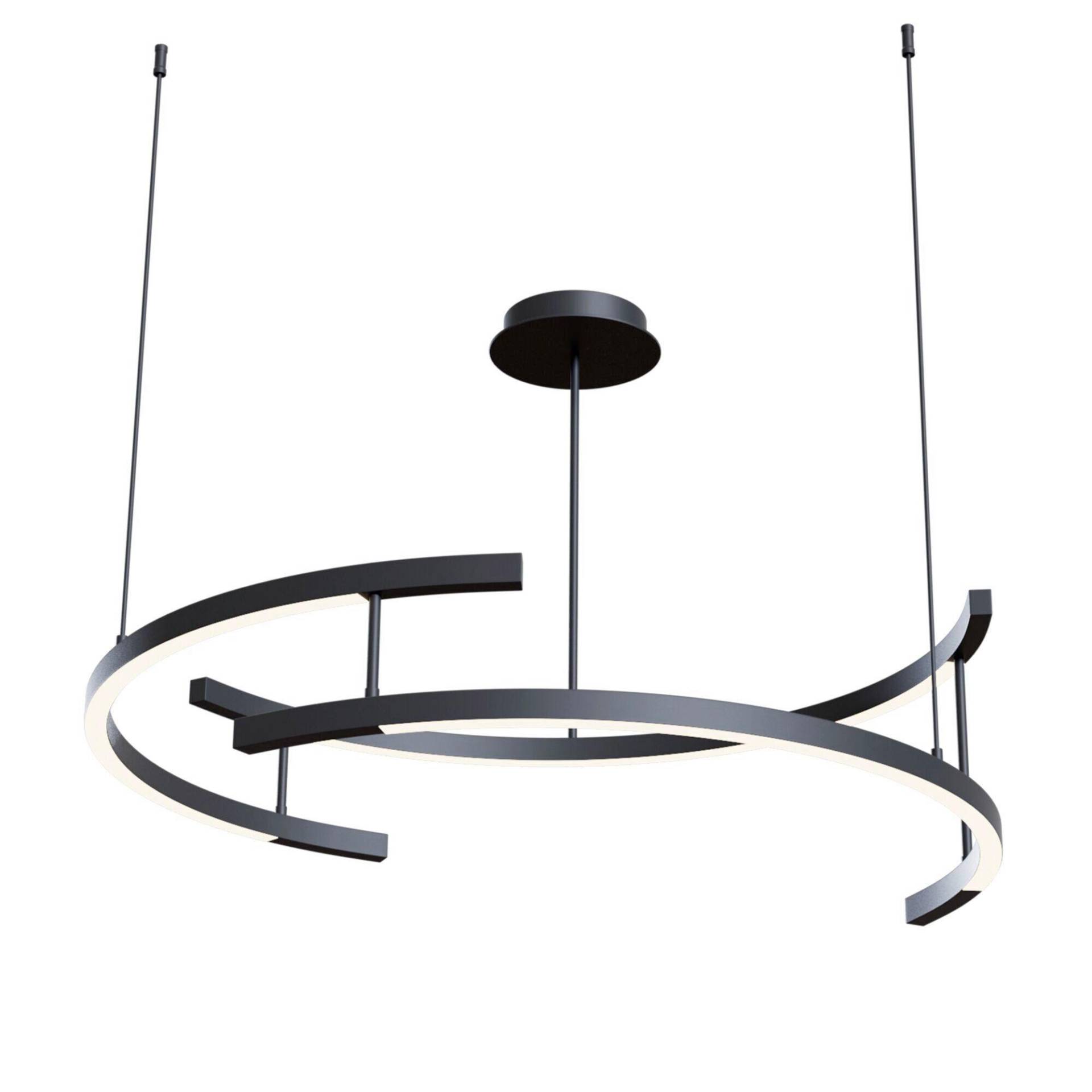 Pendelleuchte Line Schwarz max. 52 Watt