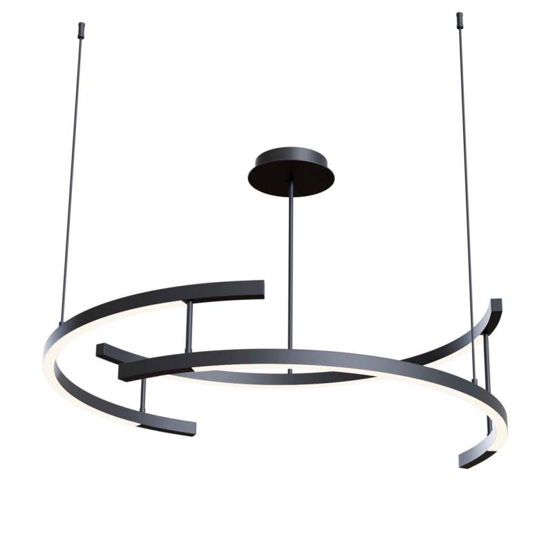 Pendelleuchte Line Schwarz max. 52 Watt