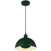 Pendelleuchte Loft E27 Ø25 cm rund Metallschirm in Grün Pendelleuchte Loft E27 Ø25 cm rund Metallschirm in Grün von 121004