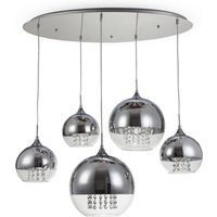 Pendelleuchte Metall Glas H: max. 95 cm Nickel E27 JOY Pendelleuchte Metall Glas H: max. 95 cm Nickel E27 JOY von Maytoni