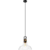 Pendelleuchte Metall Glas in Chrom E27 Esstisch von Lamkur