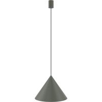 Pendelleuchte Metall Ø 35 cm Grau Retro GU10 Kegelschirm von Nowodvorski