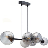 Pendelleuchte Metall Rauchglas blendarm E27 100 cm lang Pendelleuchte Metall Rauchglas blendarm E27 100 cm lang von Belis