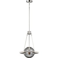 Pendelleuchte Metall Rauchglas rund Ø 35,2 cm E14 ELION Pendelleuchte Metall Rauchglas rund Ø 35,2 cm E14 ELION von ELSTEAD