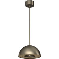 Pendelleuchte Metall in Titanium Gold Ø28 cm E27 Loft Pendelleuchte Metall in Titanium Gold Ø28 cm E27 Loft von Luminex