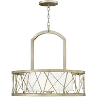 Pendelleuchte RYAN Silber Ø61cm verstellbar Lampe von ELSTEAD