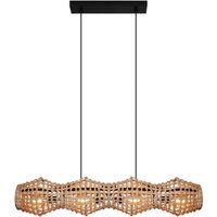 Pendelleuchte Rattan Natur Skandinavisch E27 4-flammig Pendelleuchte Rattan Natur Skandinavisch E27 4-flammig von Eco-Light