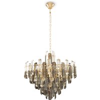 Pendelleuchte Rauchglas Metall E14 B: 60,8 cm Kristall Pendelleuchte Rauchglas Metall E14 B: 60,8 cm Kristall von Maytoni