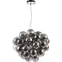 Pendelleuchte Rauchglas Metall G9 50 cm breit Modern von Maytoni