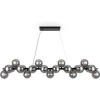Pendelleuchte Rauchglas Metall G9 H: max. 133,9 cm von Maytoni